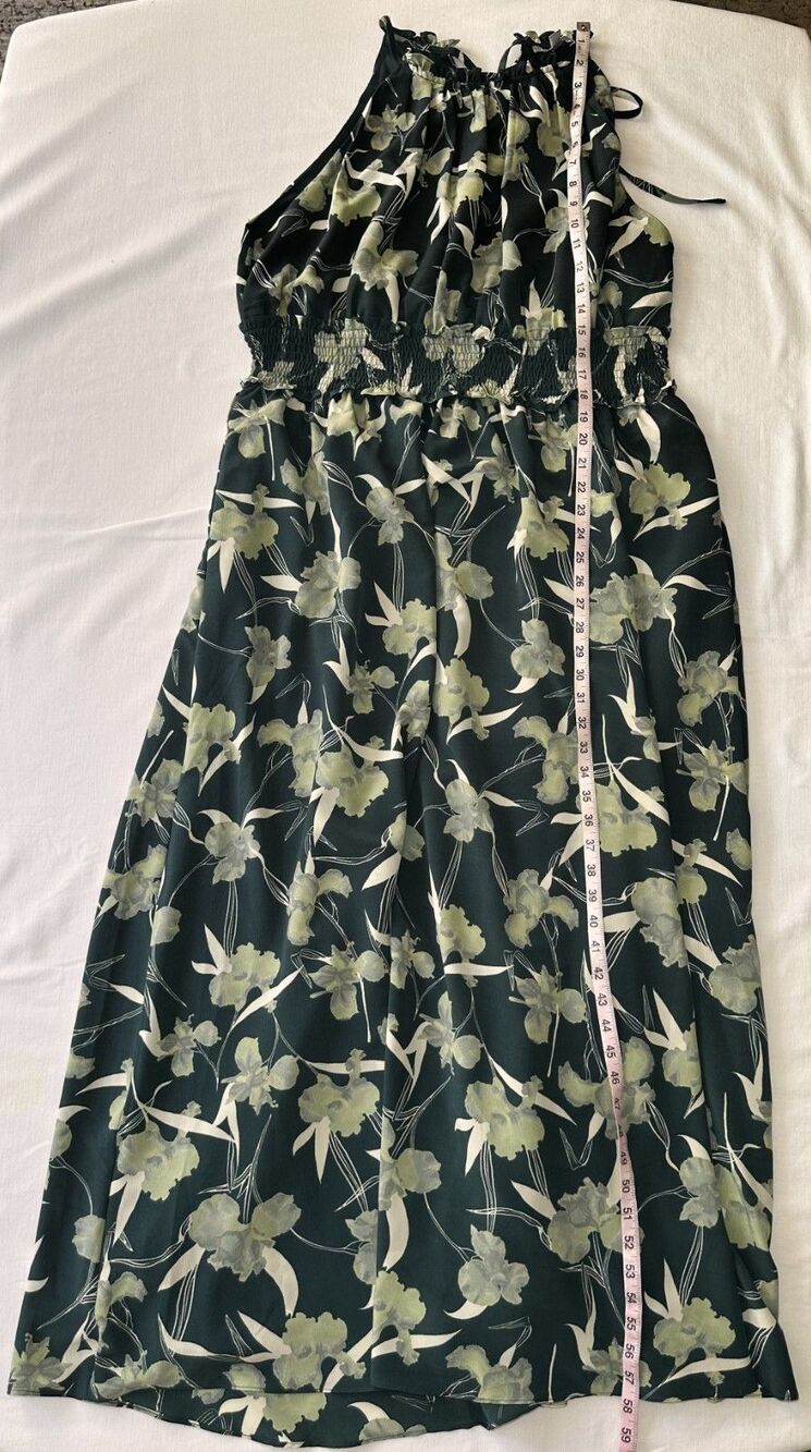 Chelsea28 Nordstrom Womens Green Floral Dress, Size XXL 18 (16W) - Picture 4 of 6